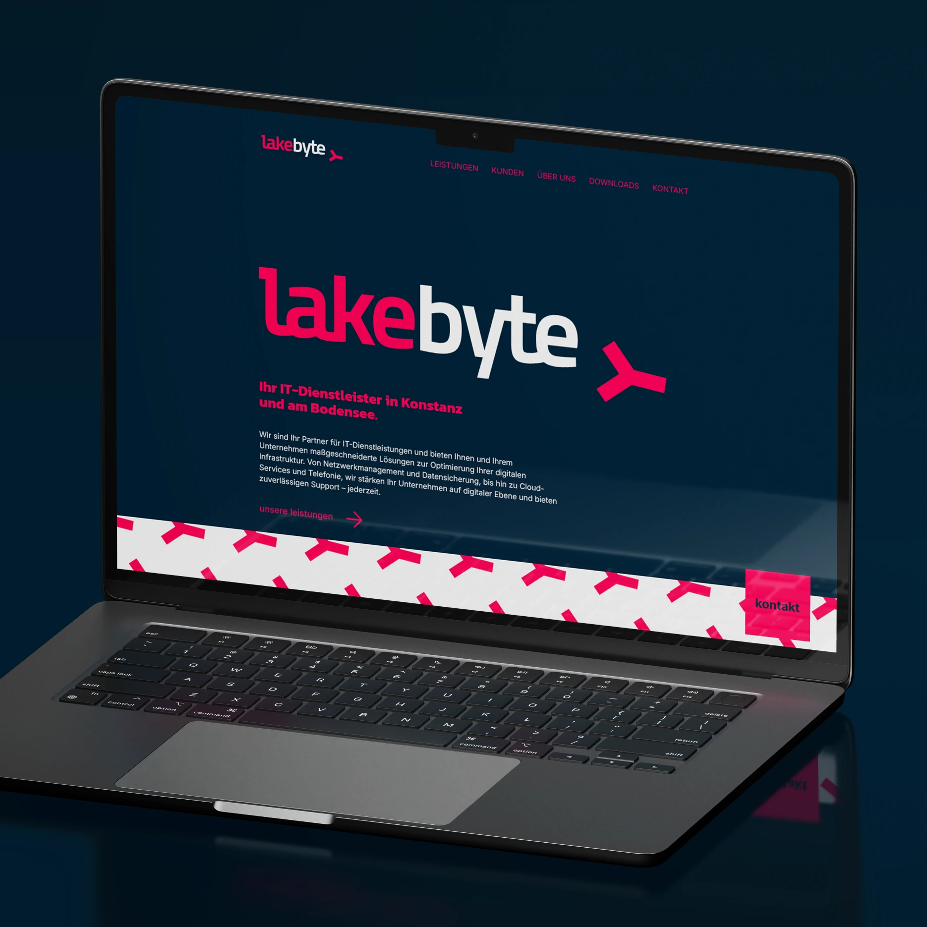 Lakebyte Website Mockup